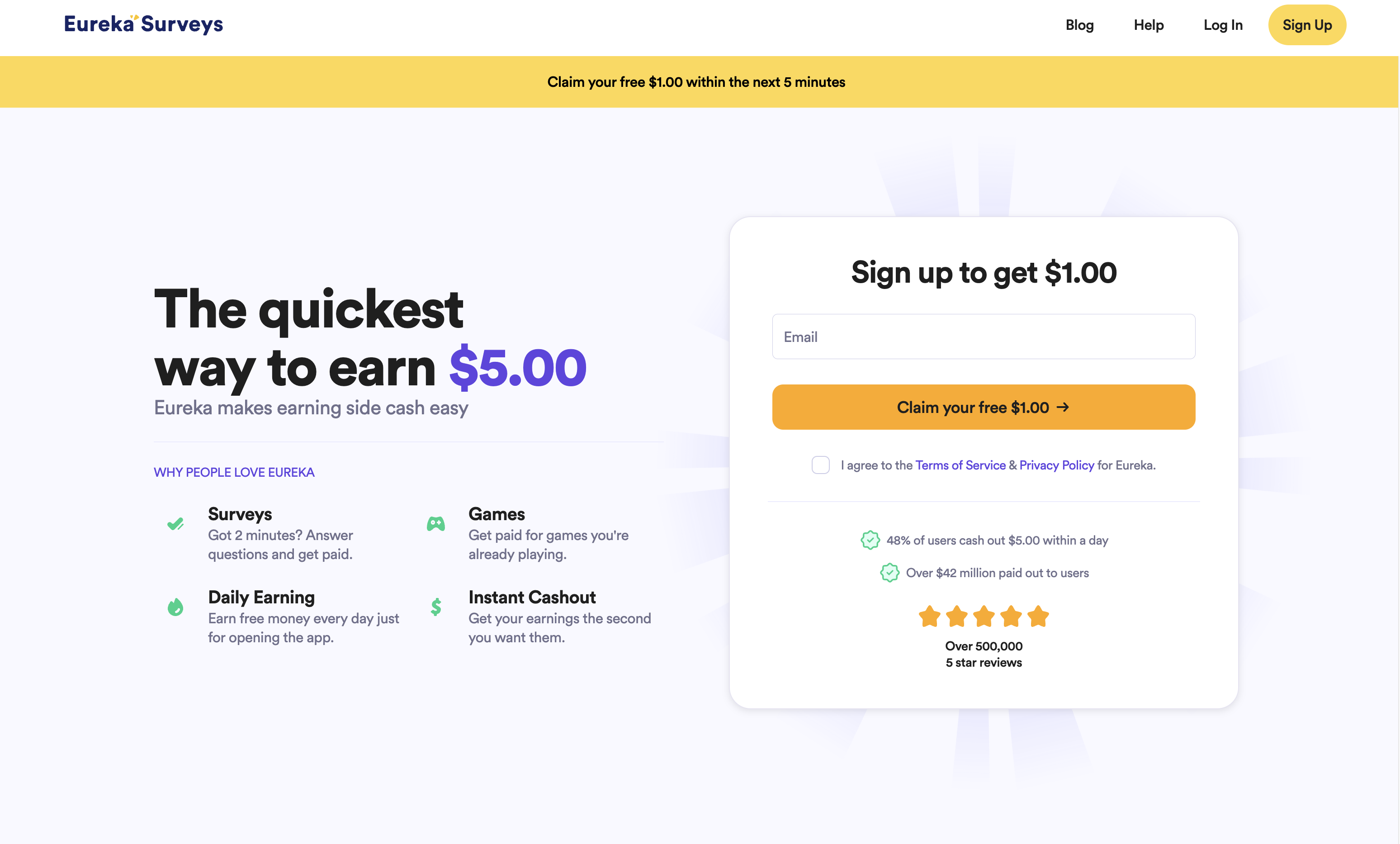 Eureka Surveys platform preview
