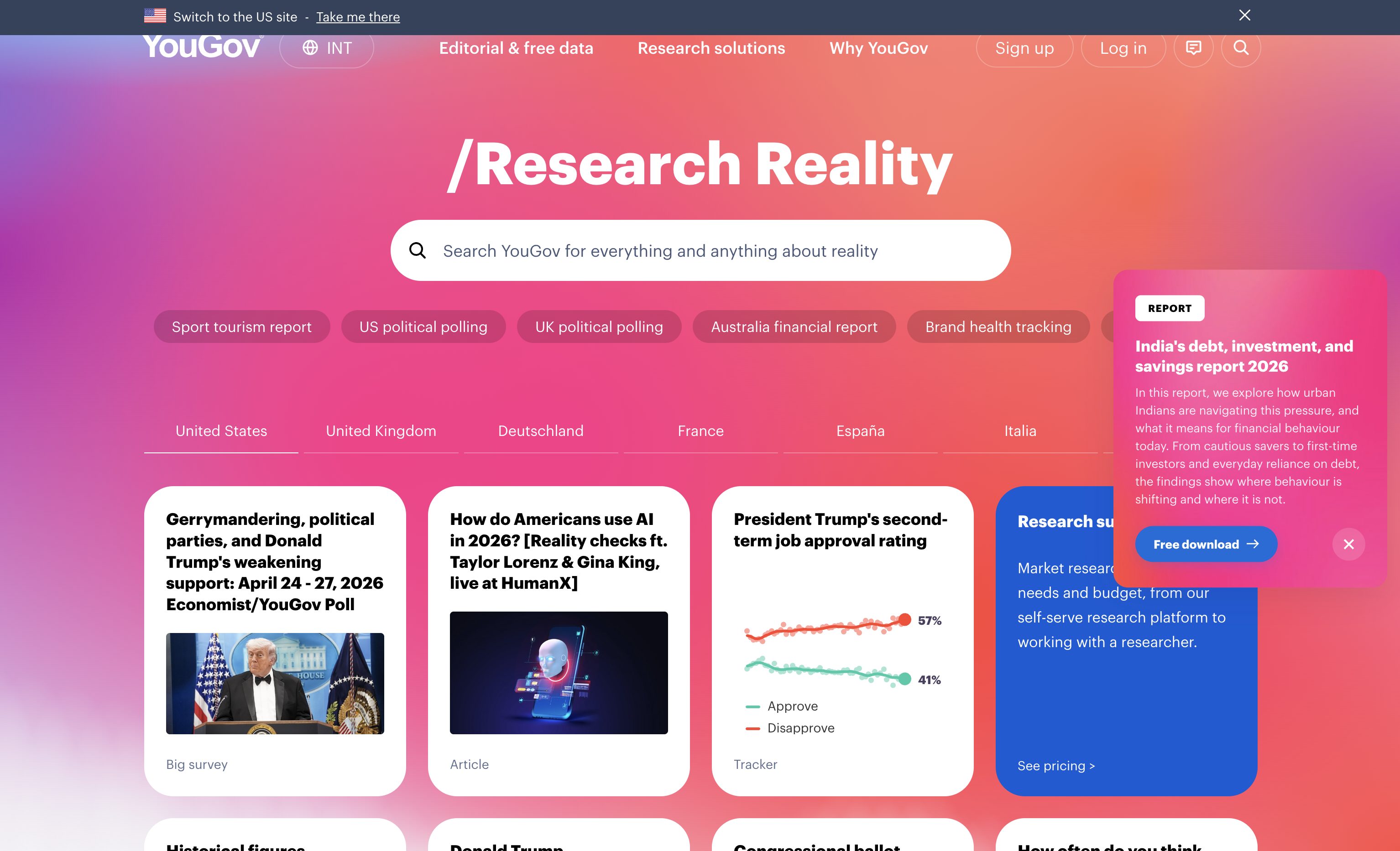 YouGov platform preview